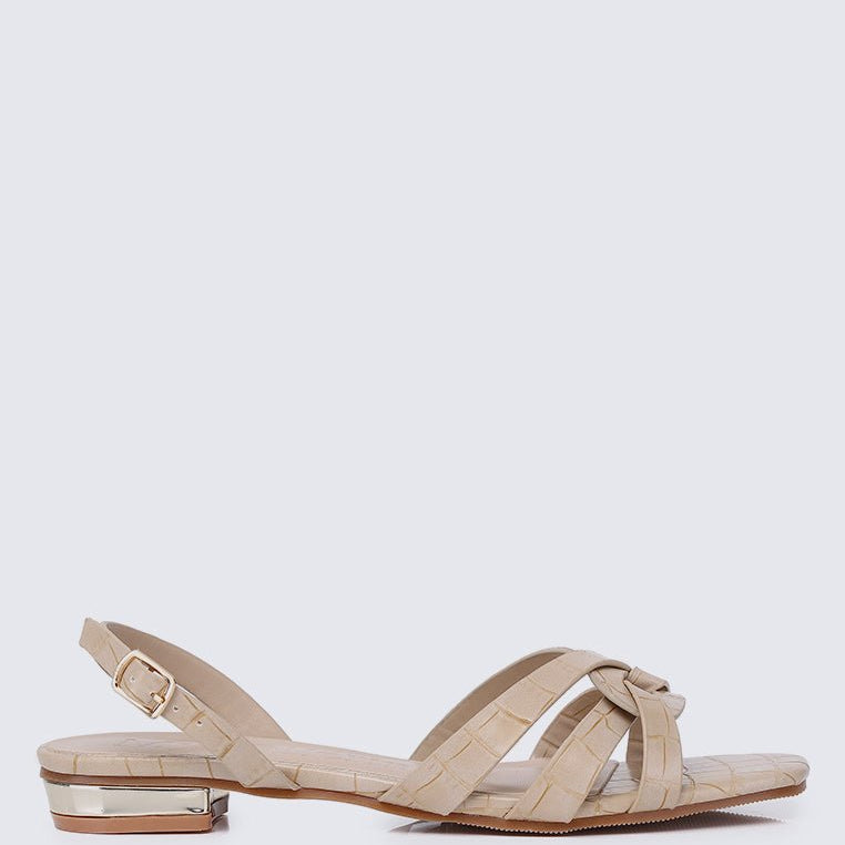 Penny Comfy Sandals In Taupe - myballerine