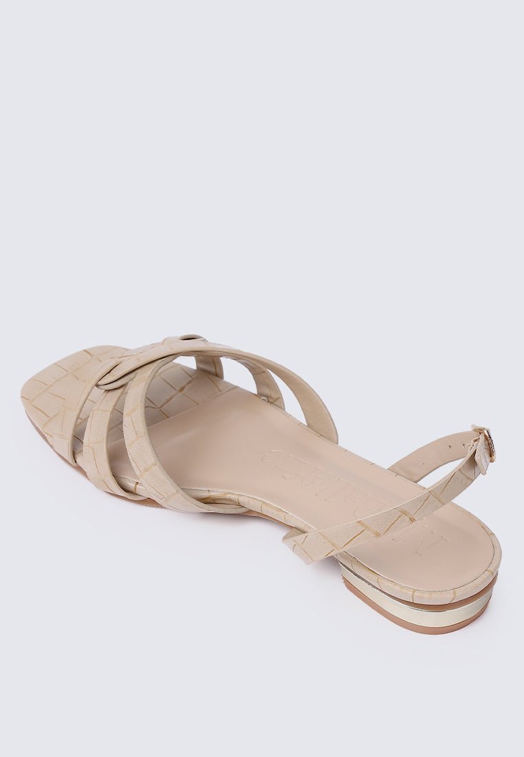 Penny Comfy Sandals In Taupe - myballerine