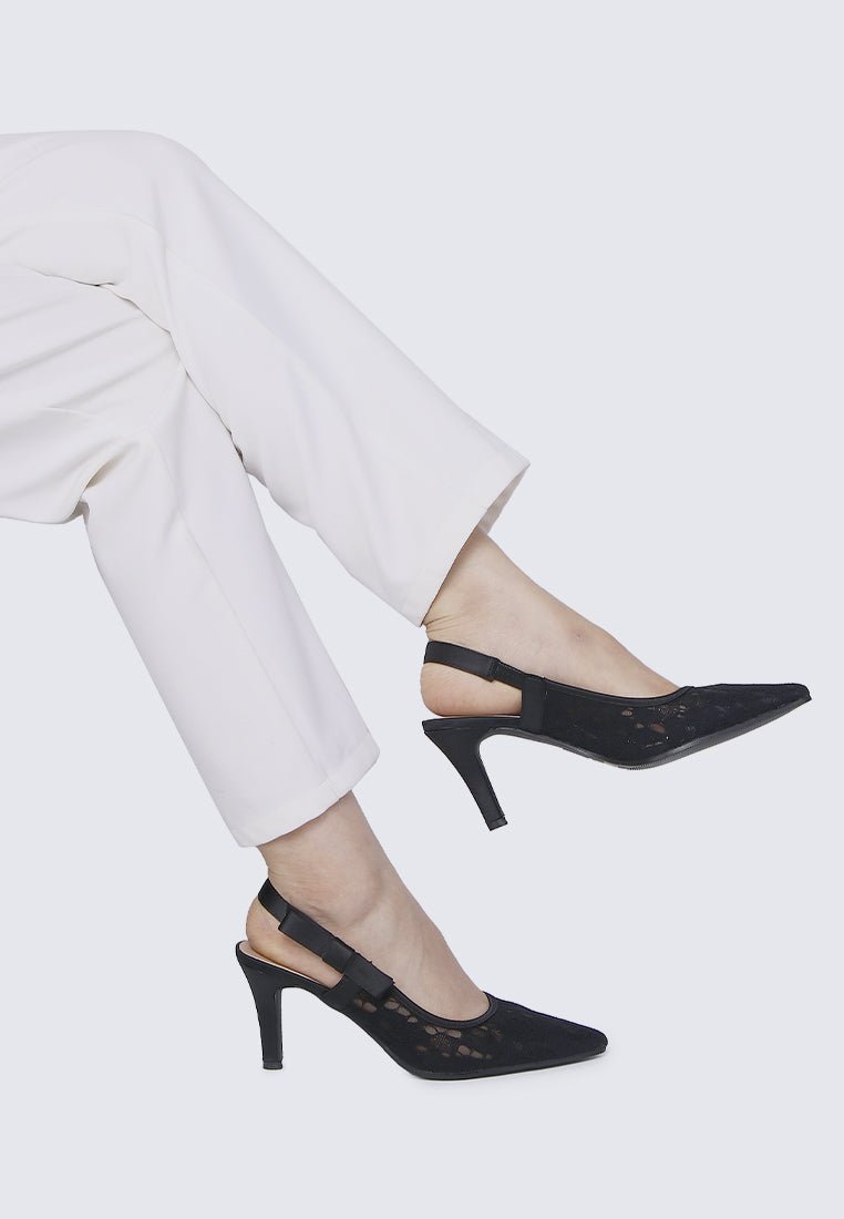 Perry Comfy Heels In Black - myballerine