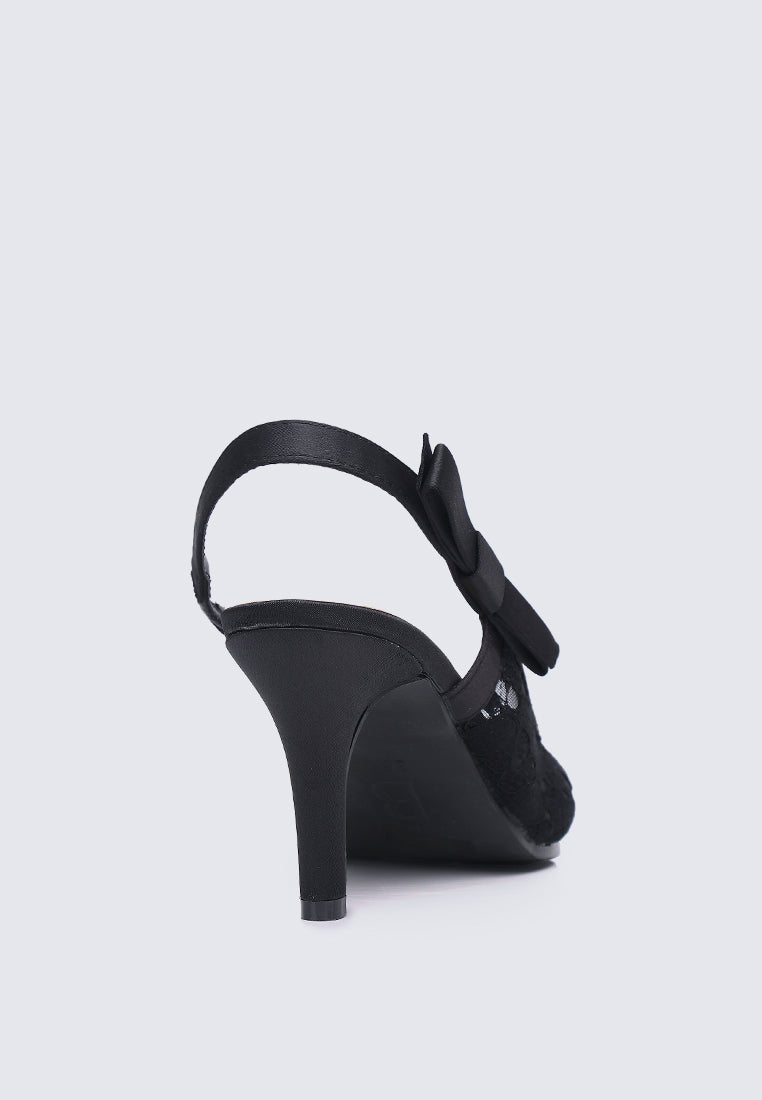 Perry Comfy Heels In Black - myballerine