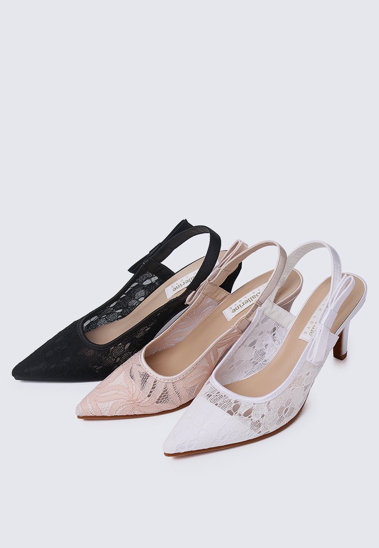 Perry Comfy Heels In Blush - myballerine