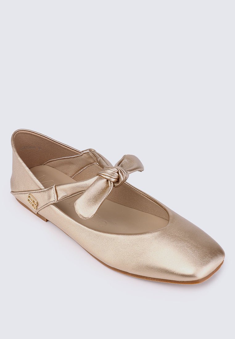 PRE ORDER - Brenee Comfy Ballerina In Rose GoldShoes - myballerine