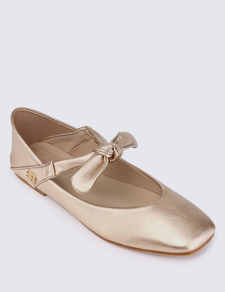 PRE ORDER - Brenee Comfy Ballerina In Rose GoldShoes - myballerine