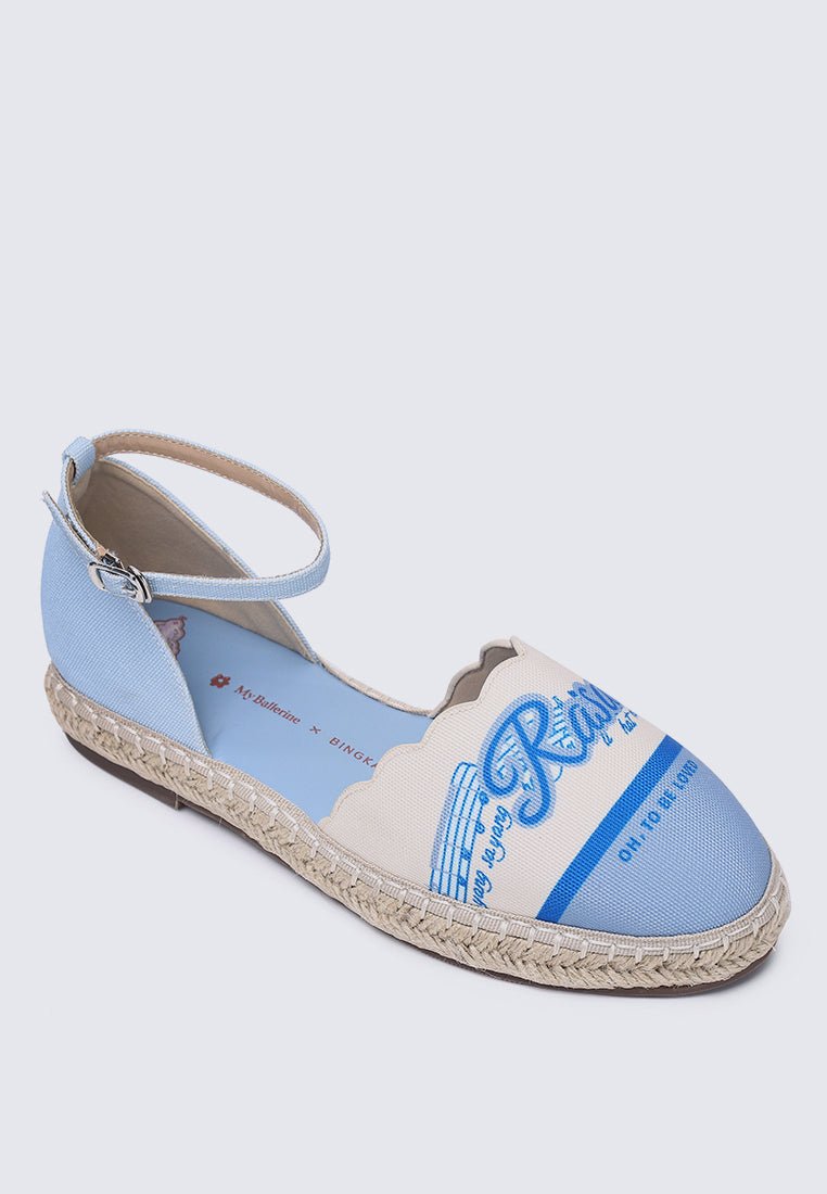 Rasa Sayang Comfy Espadrilles In BlueShoes - myballerine