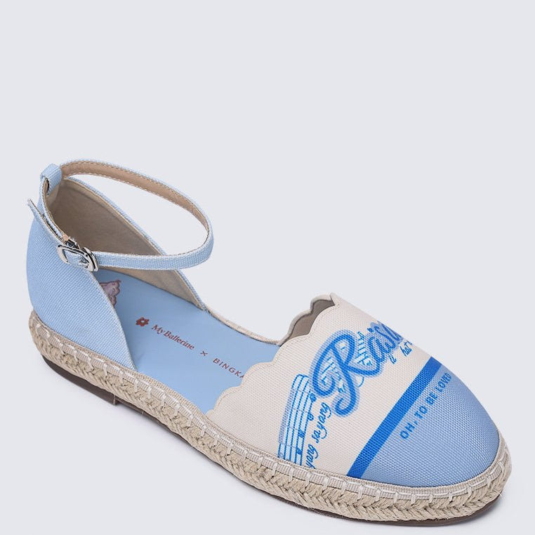 Rasa Sayang Comfy Espadrilles In BlueShoes - myballerine