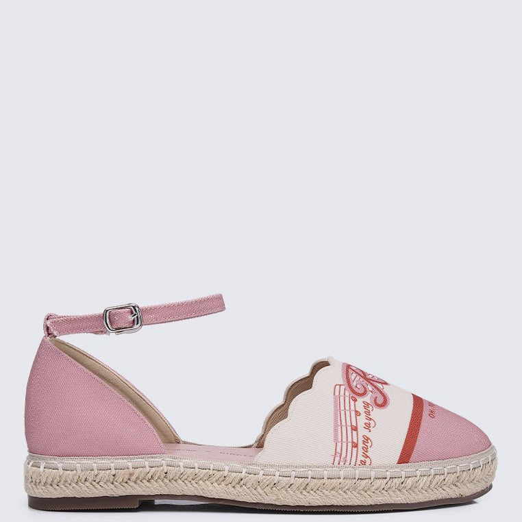 Rasa Sayang Comfy Espadrilles In BlushShoes - myballerine