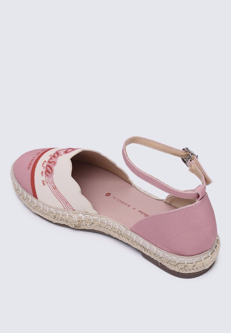 Rasa Sayang Comfy Espadrilles In BlushShoes - myballerine