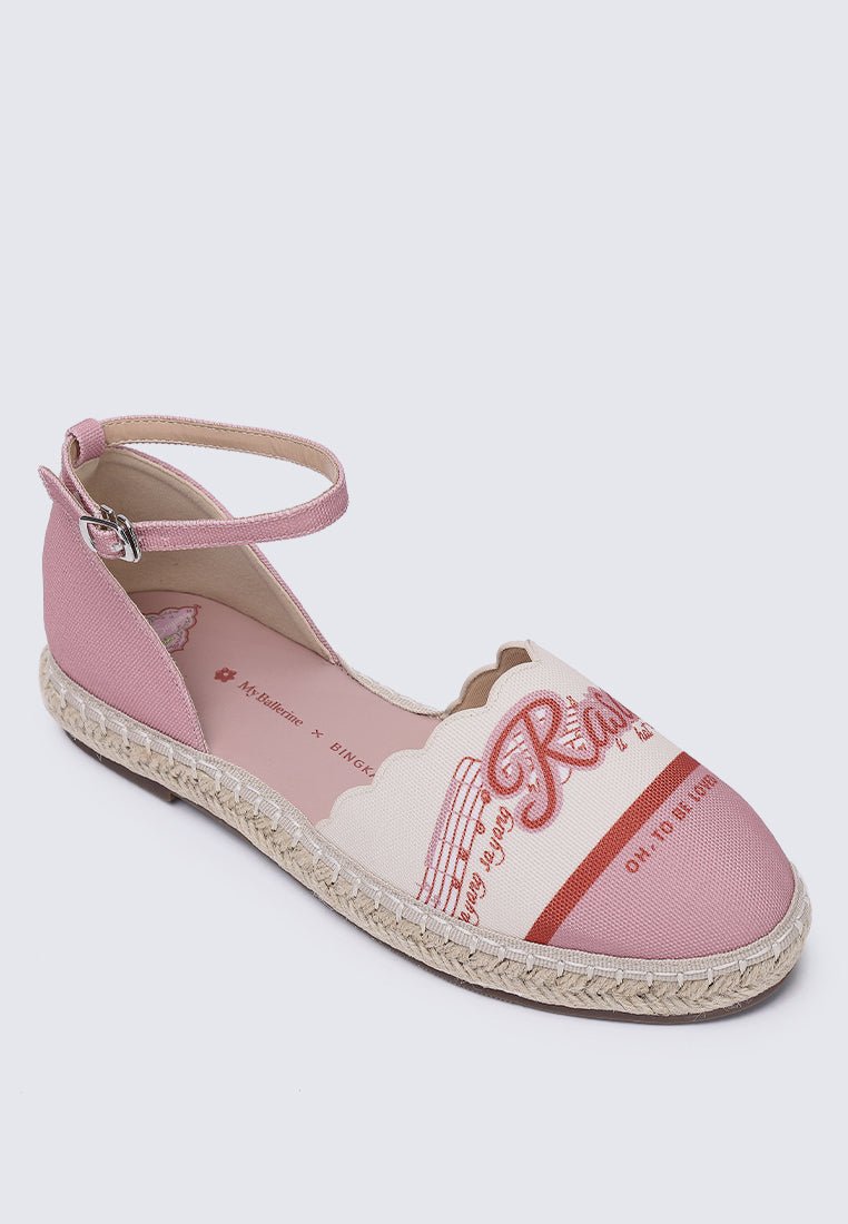 Rasa Sayang Comfy Espadrilles In BlushShoes - myballerine