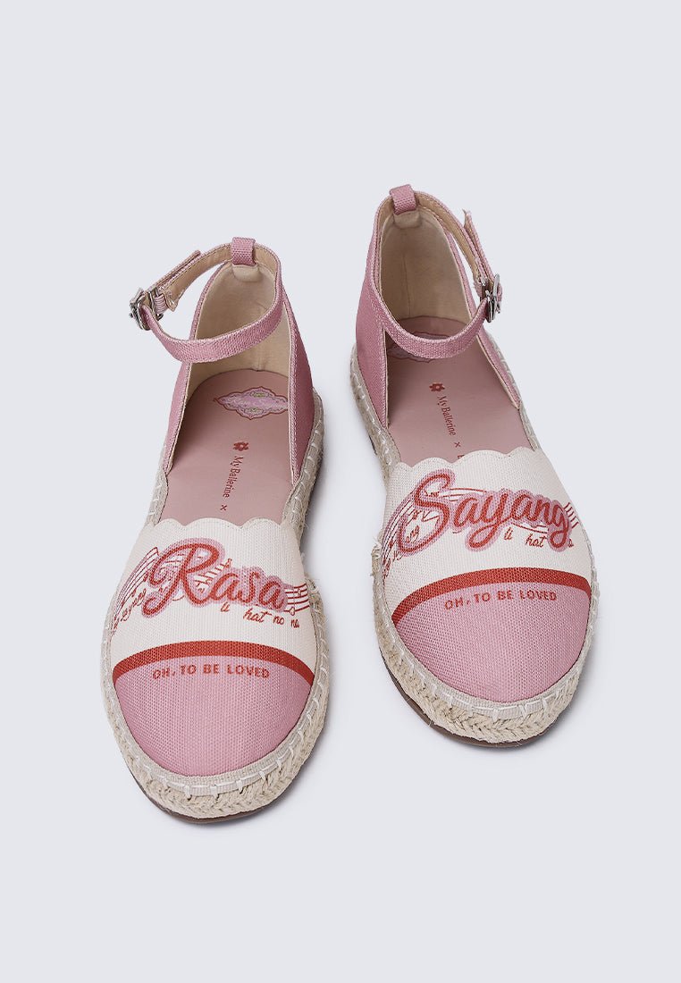 Rasa Sayang Comfy Espadrilles In BlushShoes - myballerine