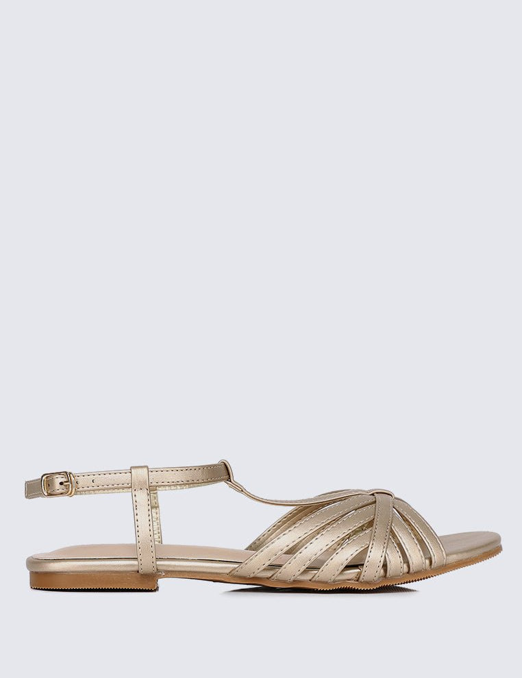 Rebecca Comfy Sandals In GoldShoes - myballerine