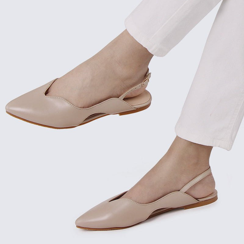 Riley Comfy Ballerina In AlmondShoes - myballerine