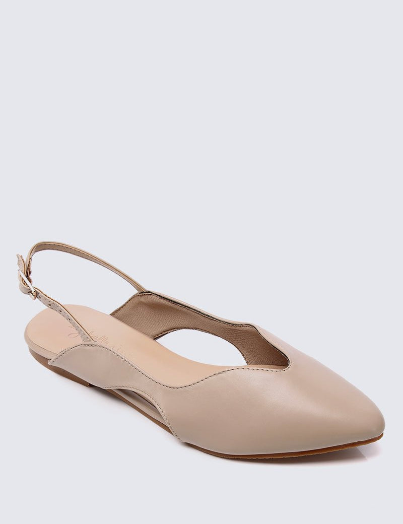 Riley Comfy Ballerina In AlmondShoes - myballerine