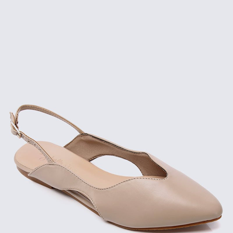 Riley Comfy Ballerina In AlmondShoes - myballerine