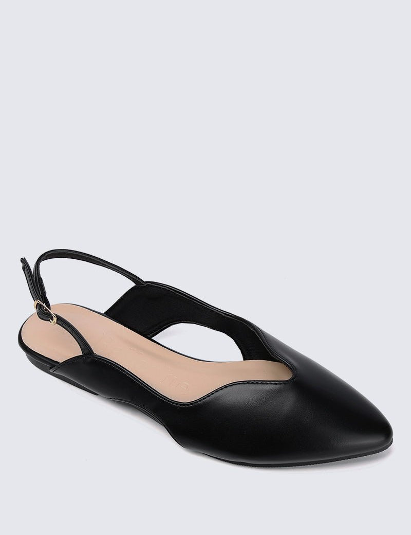 Riley Comfy Ballerina In BlackShoes - myballerine