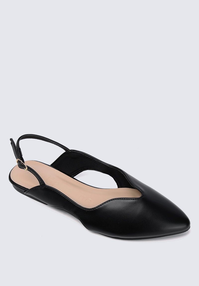 Riley Comfy Ballerina In BlackShoes - myballerine