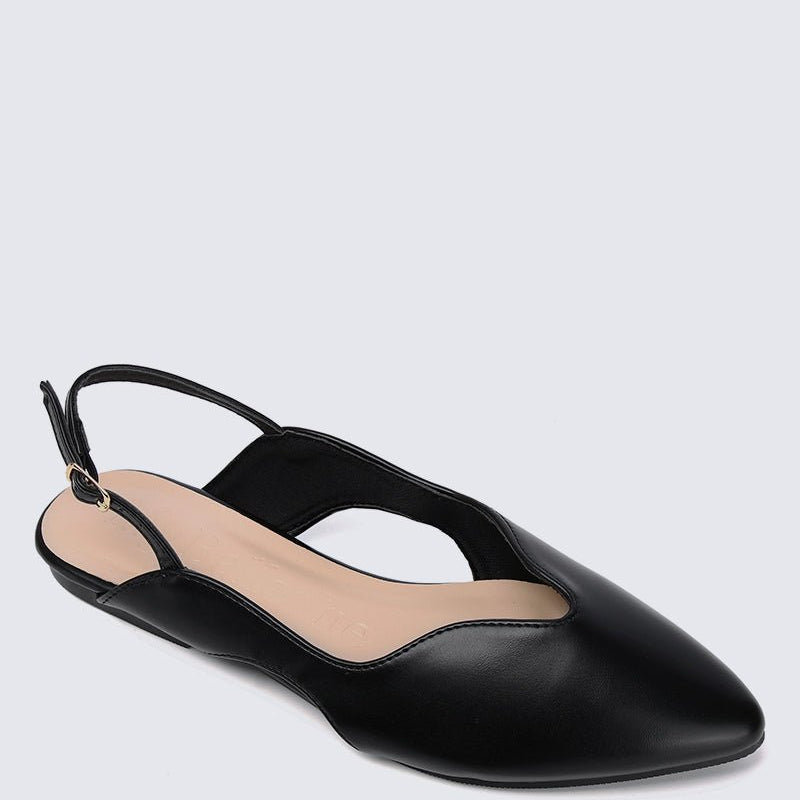 Riley Comfy Ballerina In BlackShoes - myballerine