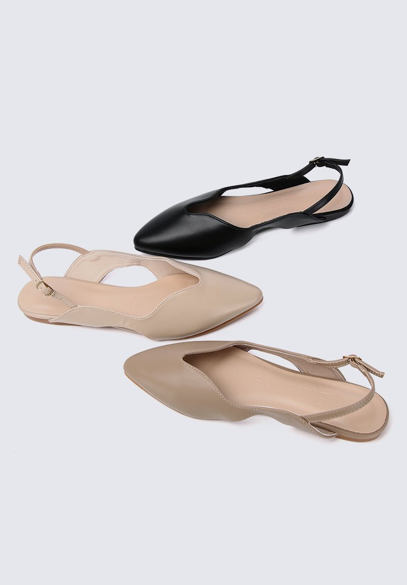 Riley Comfy Ballerina In BlackShoes - myballerine