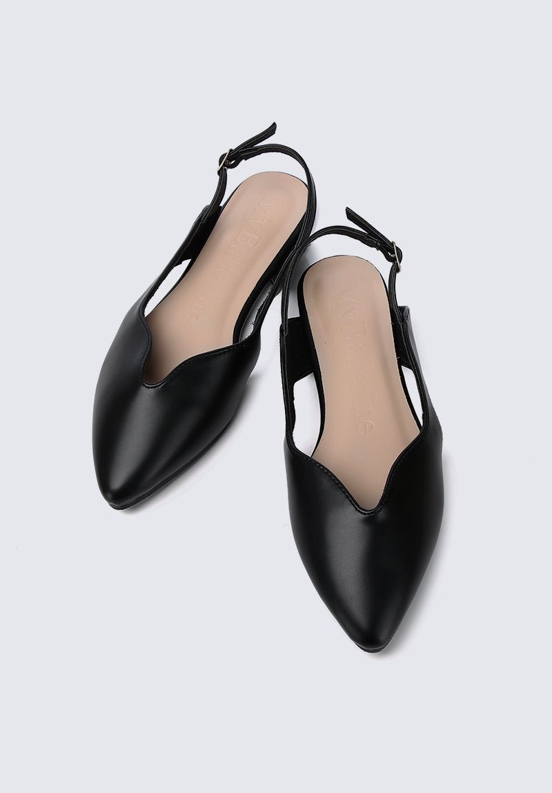 Riley Comfy Ballerina In BlackShoes - myballerine