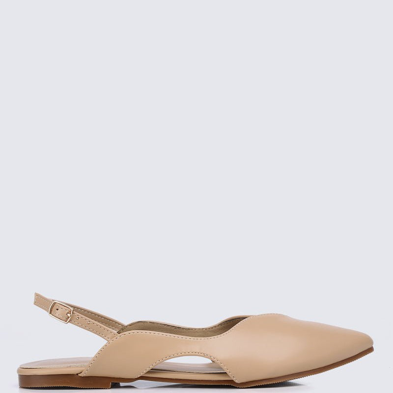 Riley Comfy Ballerina In NudeShoes - myballerine