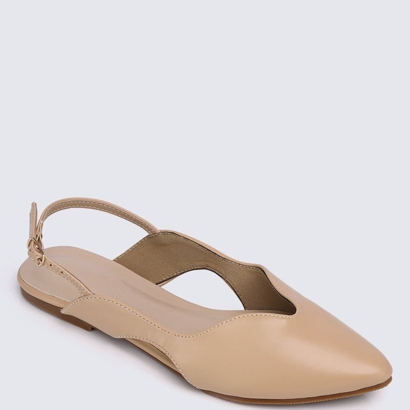 Riley Comfy Ballerina In NudeShoes - myballerine