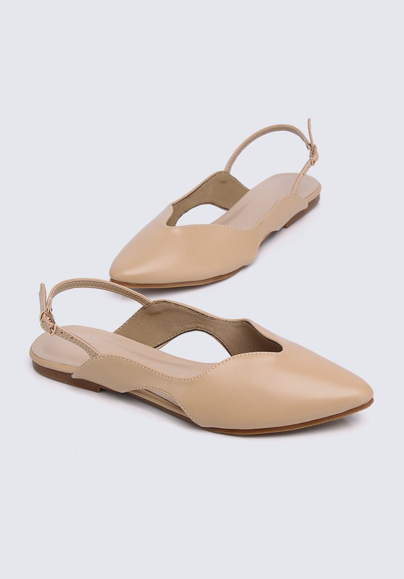 Riley Comfy Ballerina In NudeShoes - myballerine