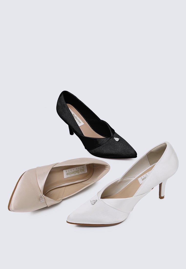 Rosaline Comfy Pumps In Black - myballerine