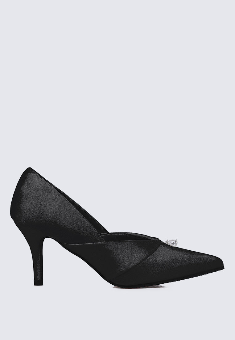 Rosaline Comfy Pumps In Black - myballerine