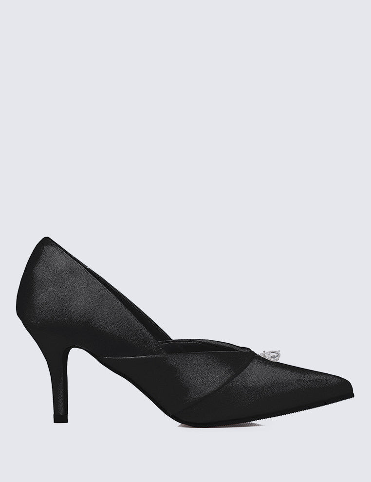 Rosaline Comfy Pumps In Black - myballerine