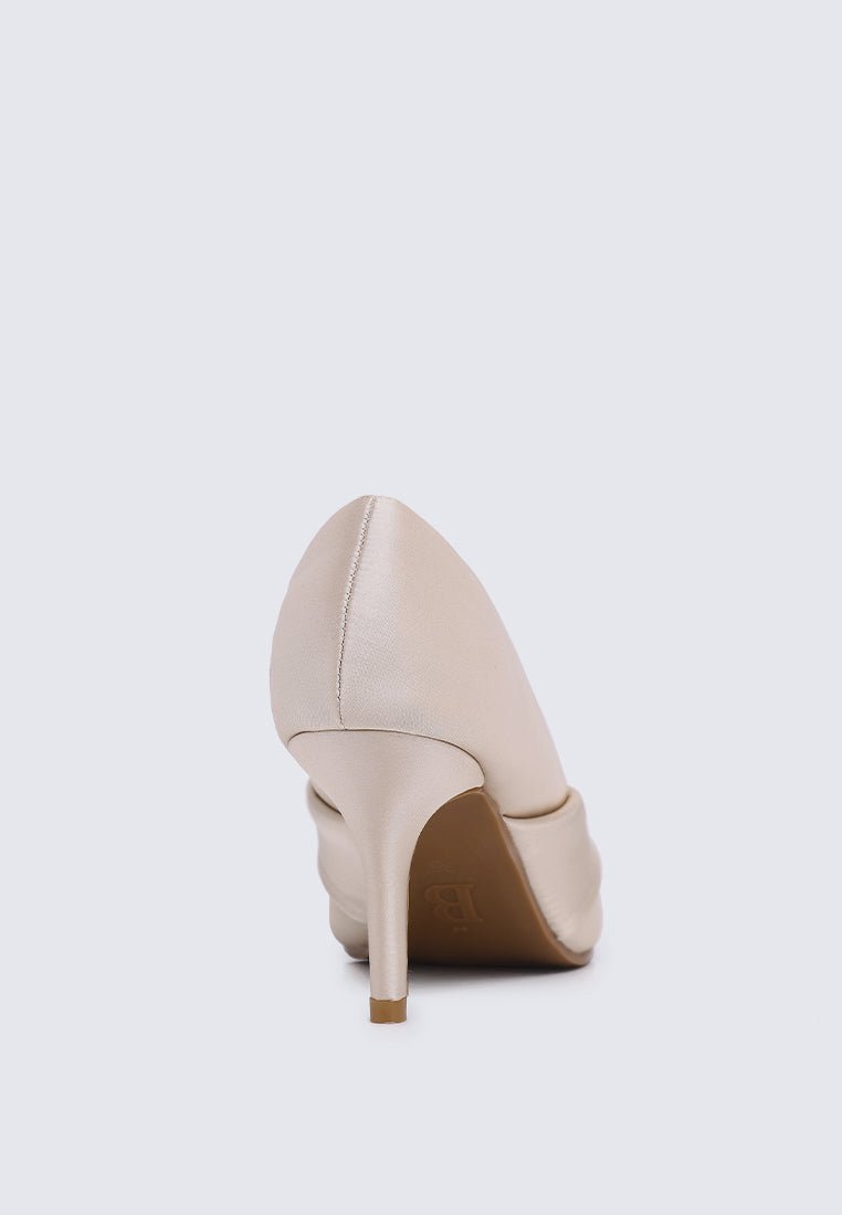 Rosaline Comfy Pumps In Champagne - myballerine