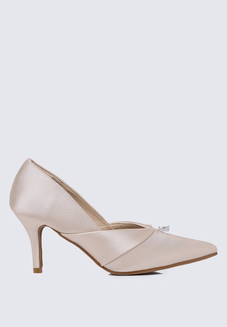 Rosaline Comfy Pumps In Champagne - myballerine