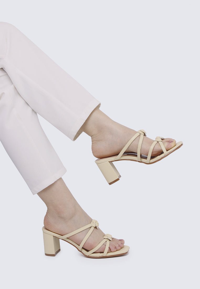 Rosina Comfy Heels in ButtercreamShoes - myballerine