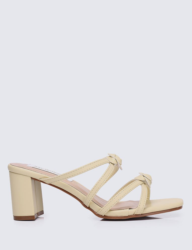 Rosina Comfy Heels in ButtercreamShoes - myballerine