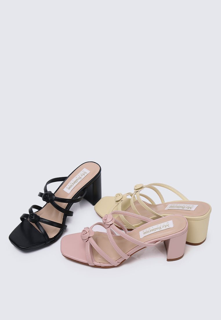 Rosina Comfy Heels in ButtercreamShoes - myballerine