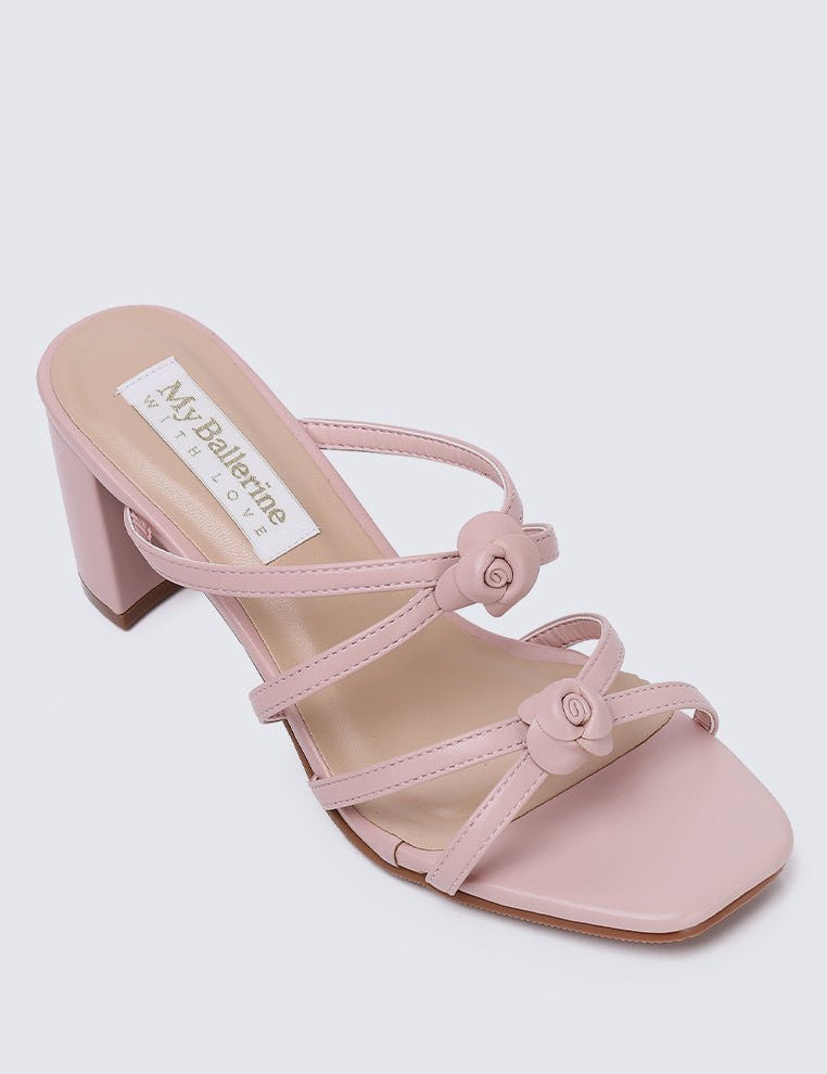 Rosina Comfy Heels in Dusty PinkShoes - myballerine