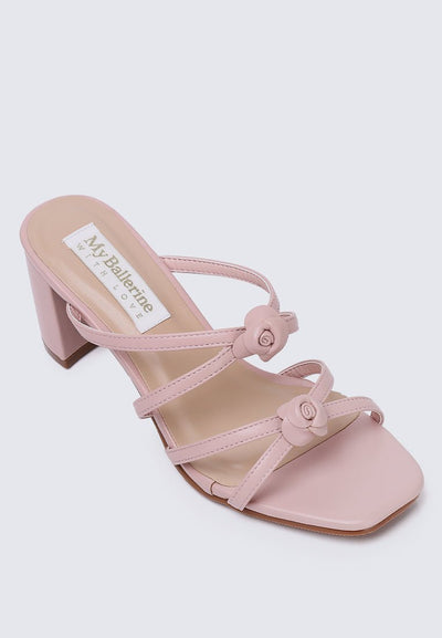 Rosina Comfy Heels in Dusty PinkShoes - myballerine
