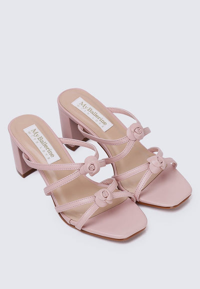 Rosina Comfy Heels in Dusty PinkShoes - myballerine