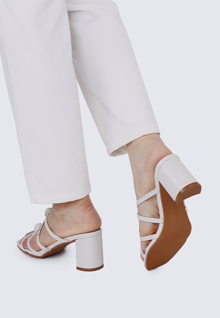 Rosina Comfy Heels in Off WhiteShoes - myballerine