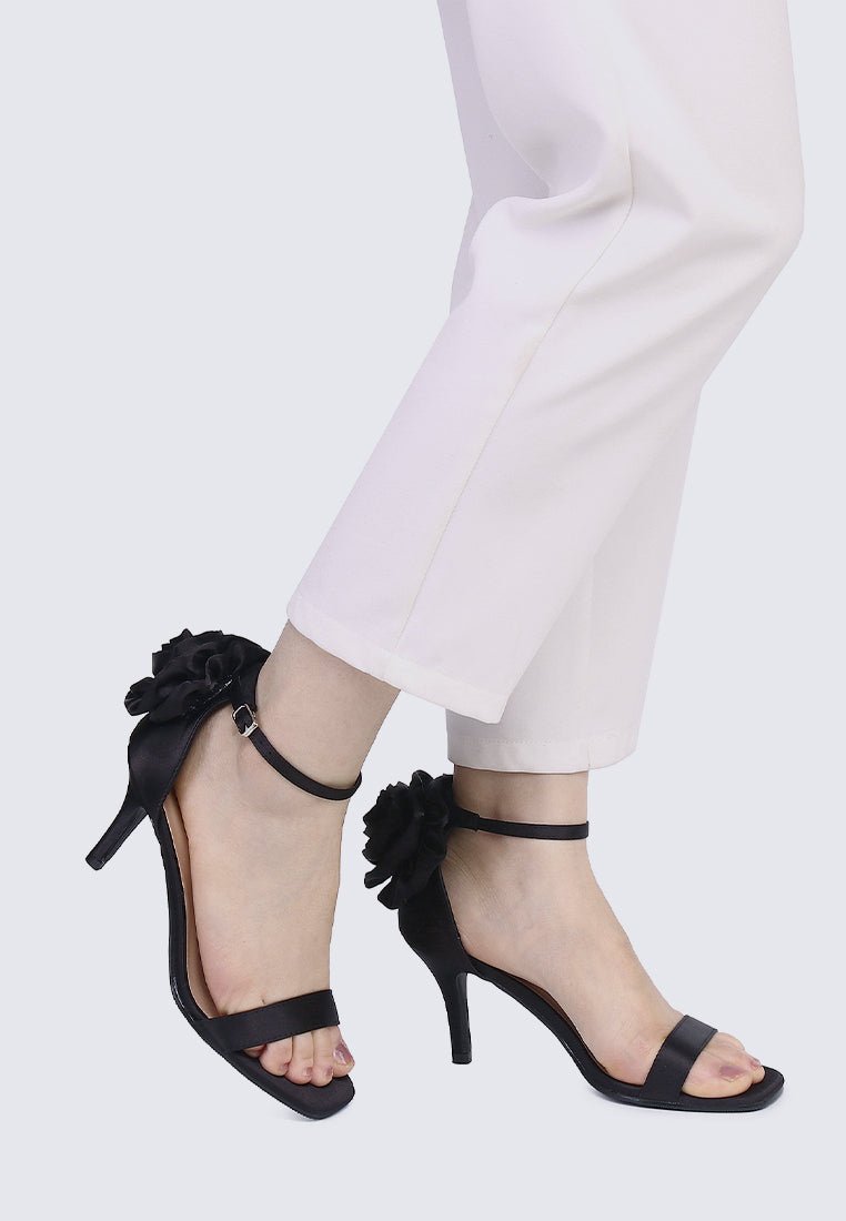 Roxanne Comfy Heels In BlackShoes - myballerine