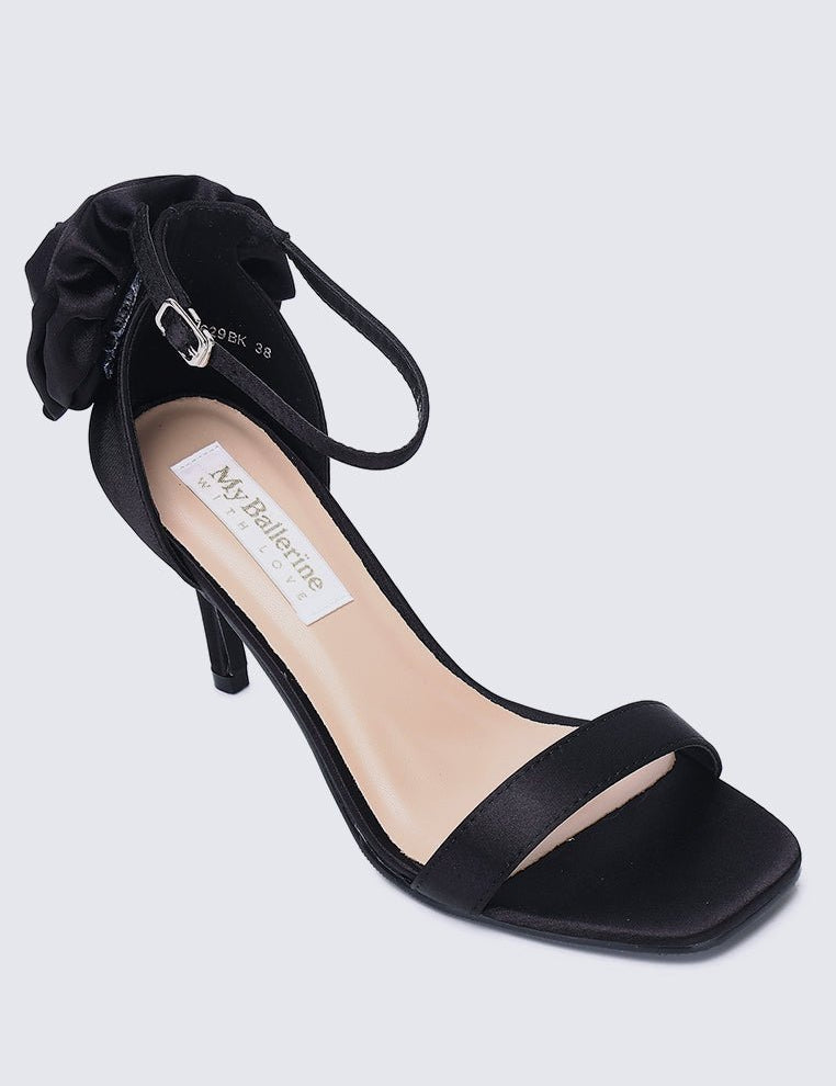 Roxanne Comfy Heels In BlackShoes - myballerine