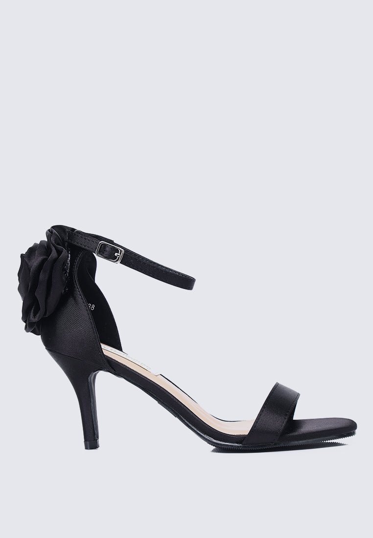 Roxanne Comfy Heels In BlackShoes - myballerine