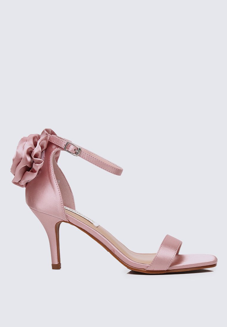 Roxanne Comfy Heels In Dusty PinkShoes - myballerine