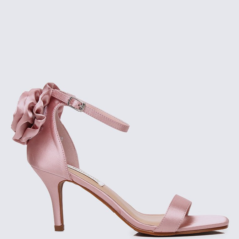 Roxanne Comfy Heels In Dusty PinkShoes - myballerine