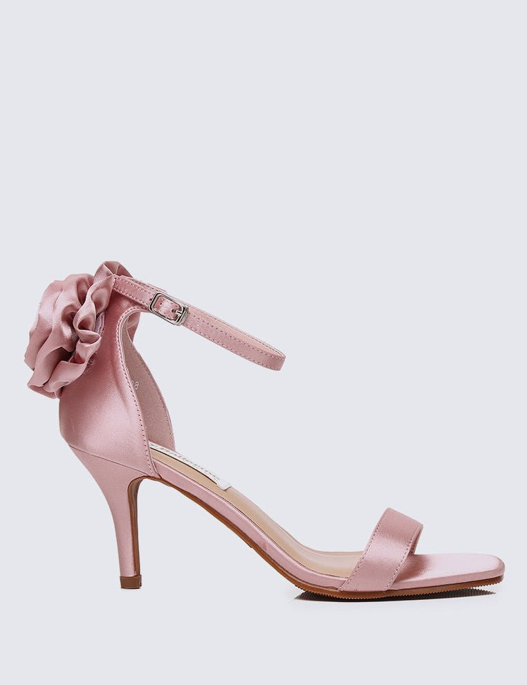 Roxanne Comfy Heels In Dusty PinkShoes - myballerine