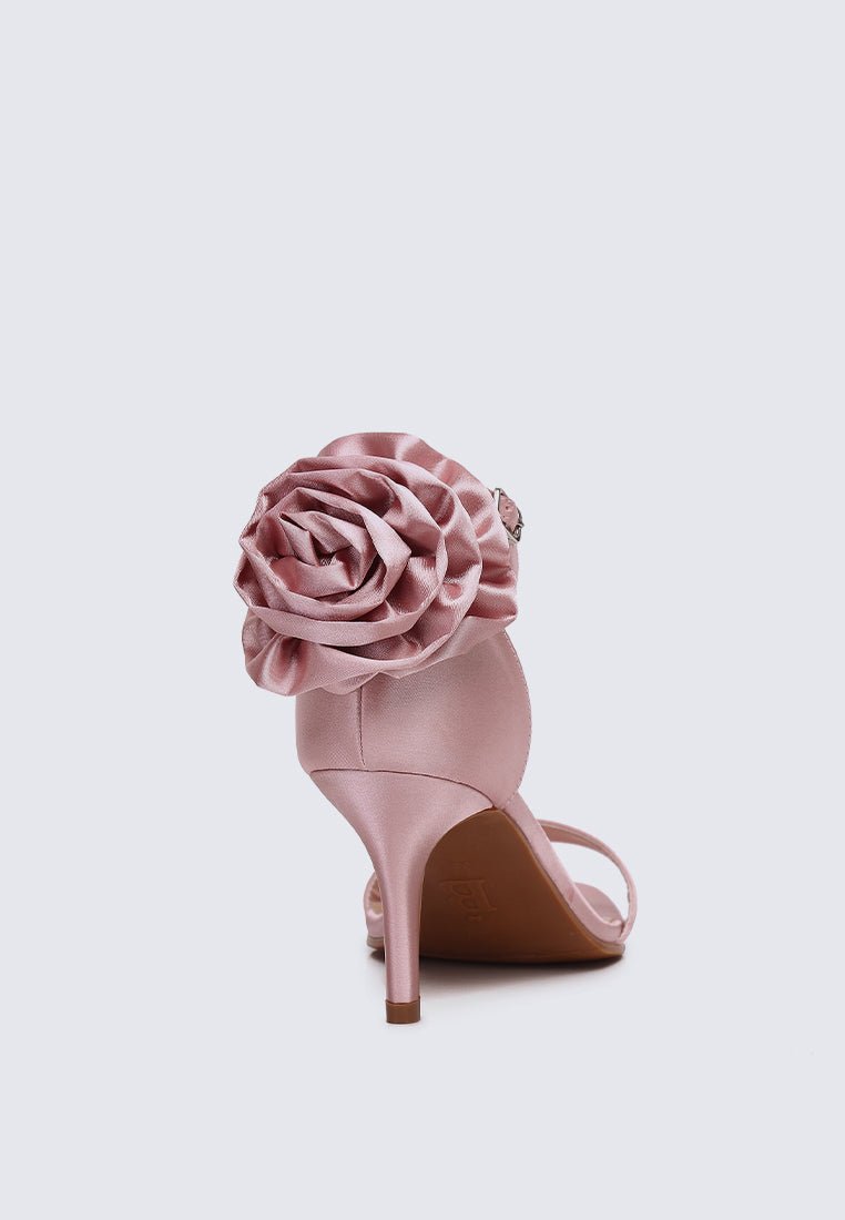 Roxanne Comfy Heels In Dusty Pink Shoes myballerine