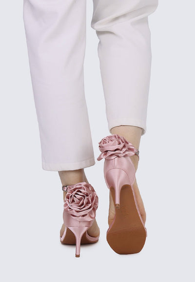 Roxanne Comfy Heels In Dusty PinkShoes - myballerine