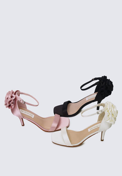 Roxanne Comfy Heels In Dusty PinkShoes - myballerine