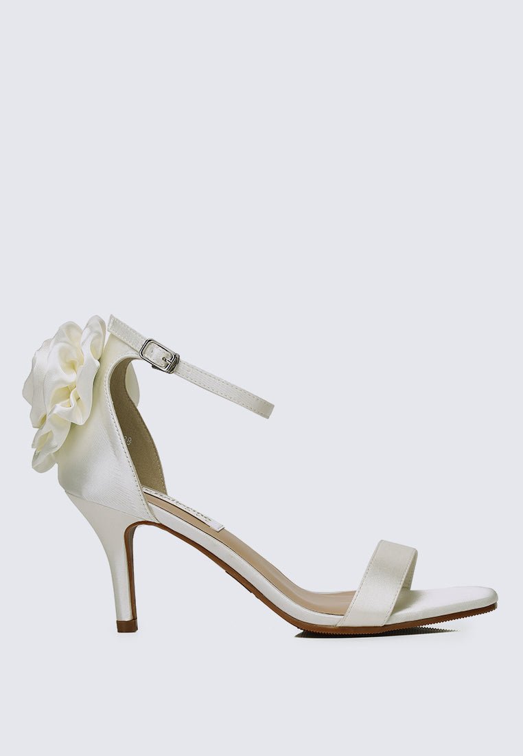 Roxanne Comfy Heels In IvoryShoes - myballerine