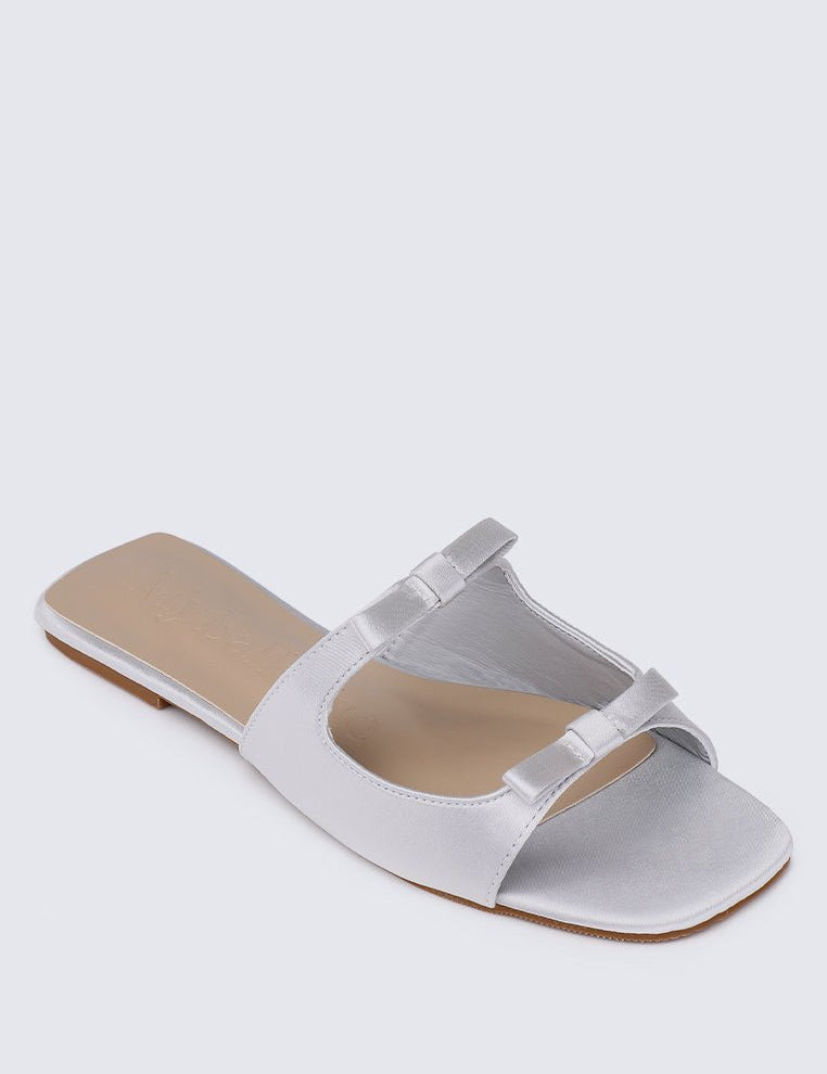 Samantha Comfy Sandals In SilverShoes - myballerine