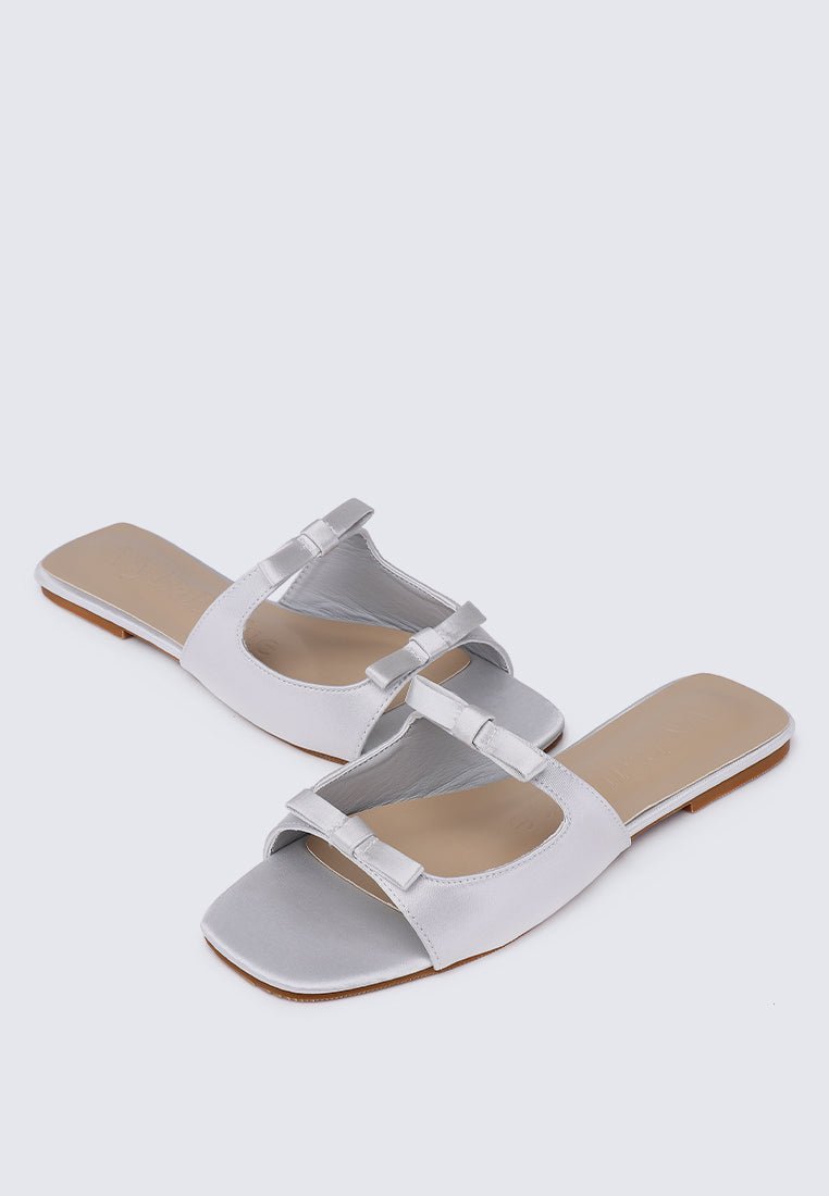 Samantha Comfy Sandals In SilverShoes - myballerine