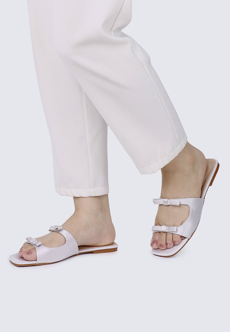 Samantha Comfy Sandals In SilverShoes - myballerine